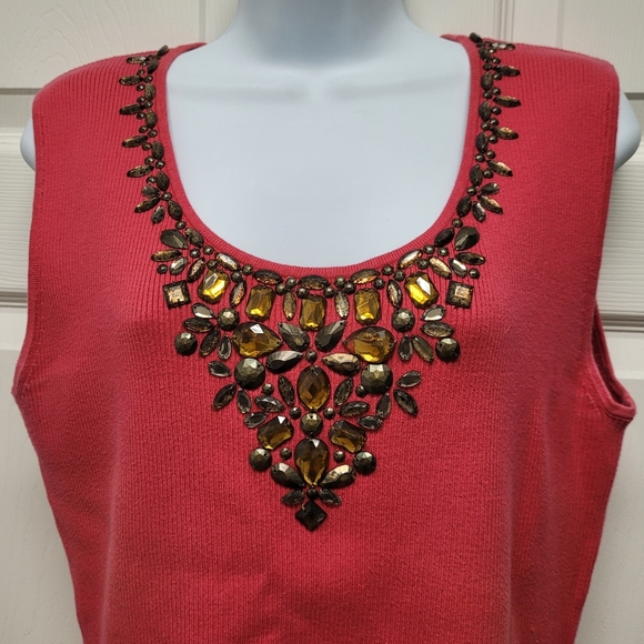 Ruby Rd Jewel Embellished Sweater - Picture 1 of 6